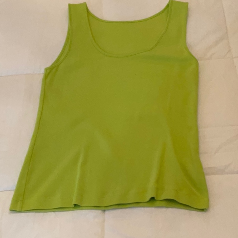 Green Sleeveless Top